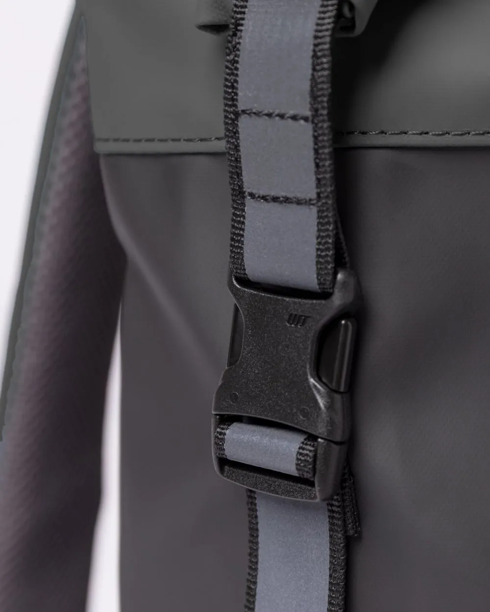 Sac à dos imperméable en matière recyclée | noir et gris "konrad multi dark"