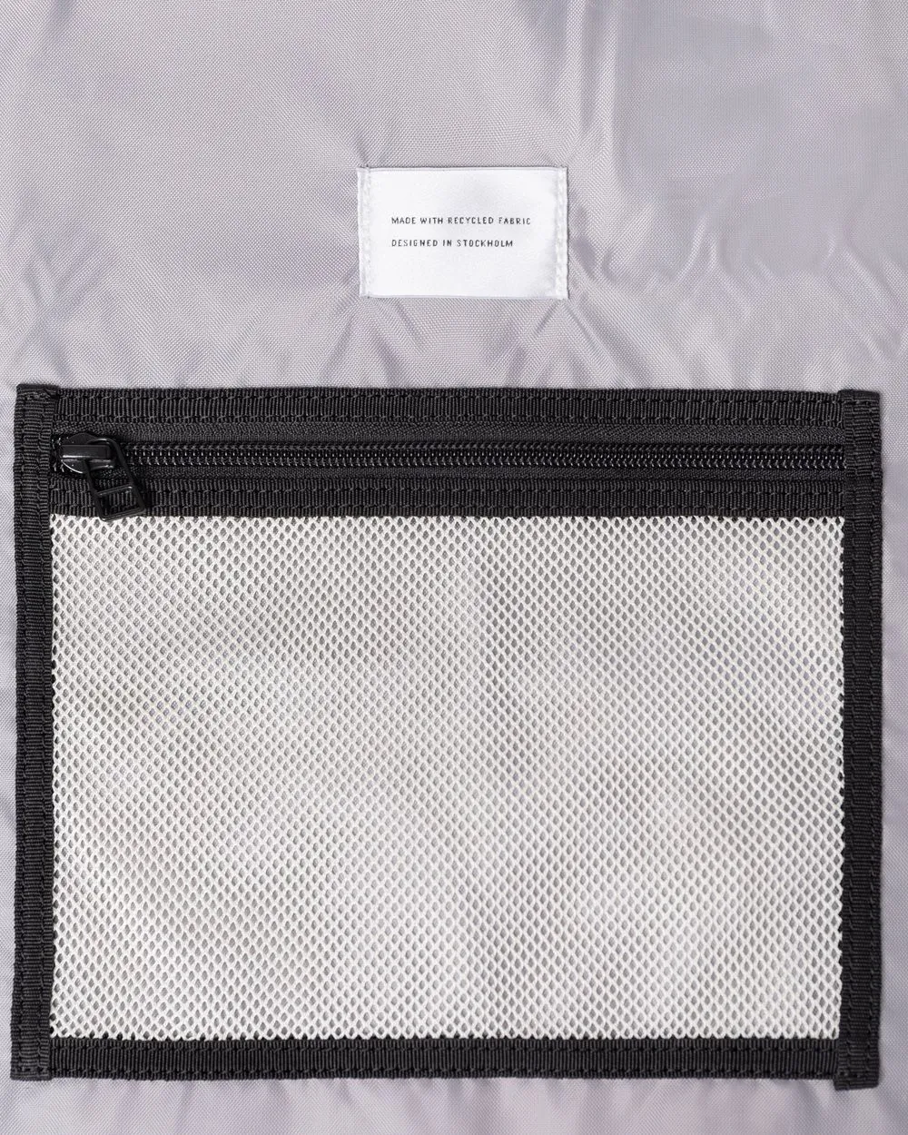 Sac à dos imperméable en matière recyclée | noir et gris "konrad multi dark"