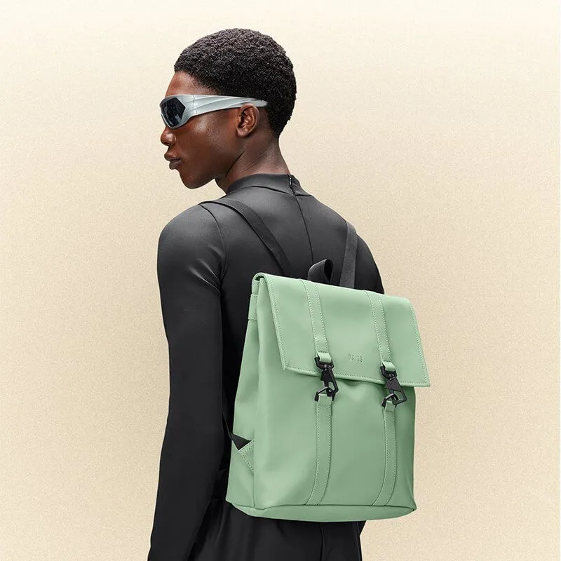 Sac à dos imperméable Rains MSN Bag Mini 34 cm Haze - Vert
