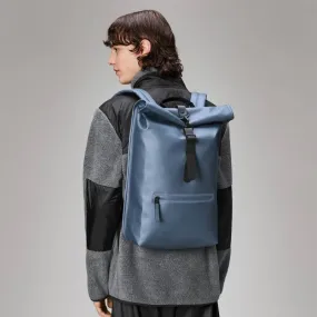 Sac à dos imperméable Rains Rolltop Rucksack 48 cm Bay - Bleu