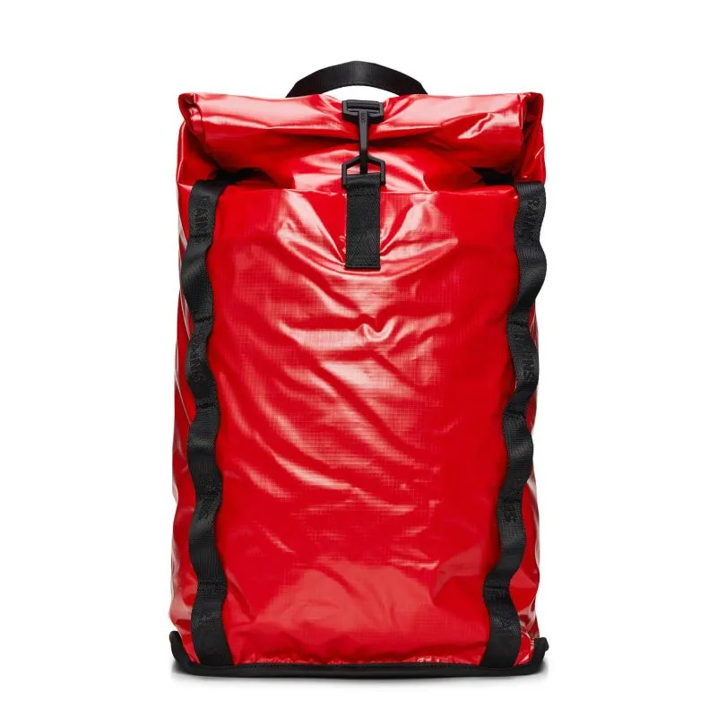 Sac à dos imperméable Rains Sibu Rolltop Rucksack 46 cm Fire - Rouge