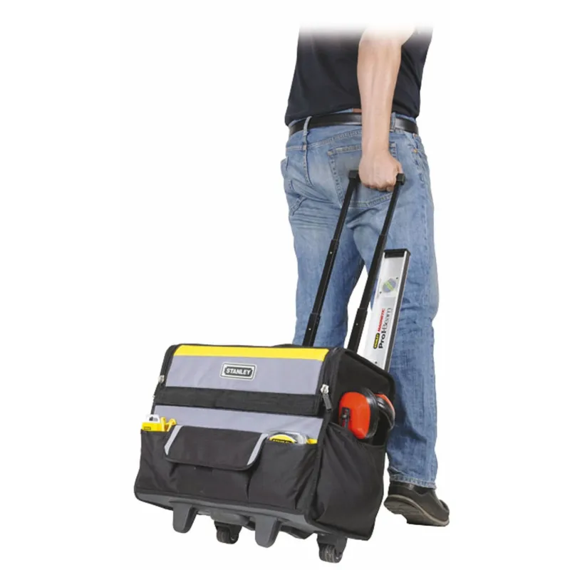 Sac à outils souple Chariot à roues Servante à outils 46x33x45 cm Stanley 1-97-515