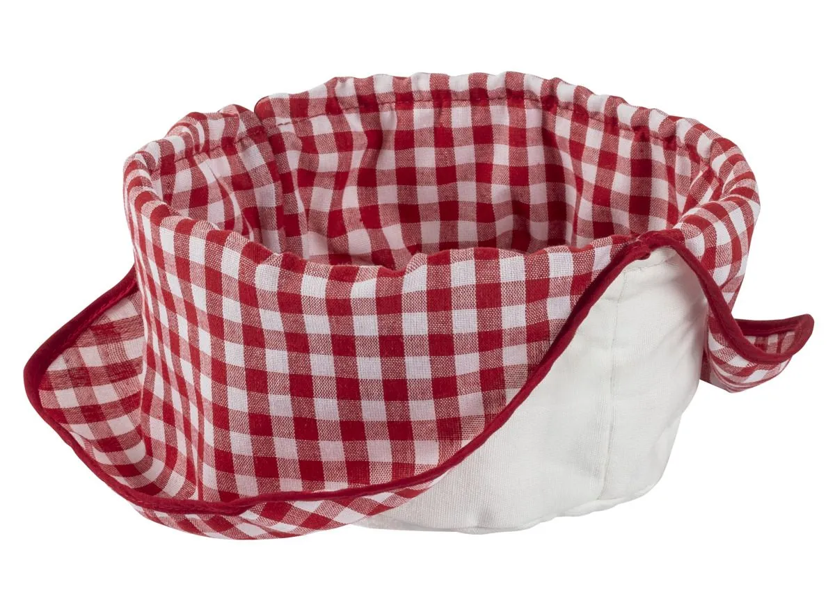 Sac à pain fondue à carreaux