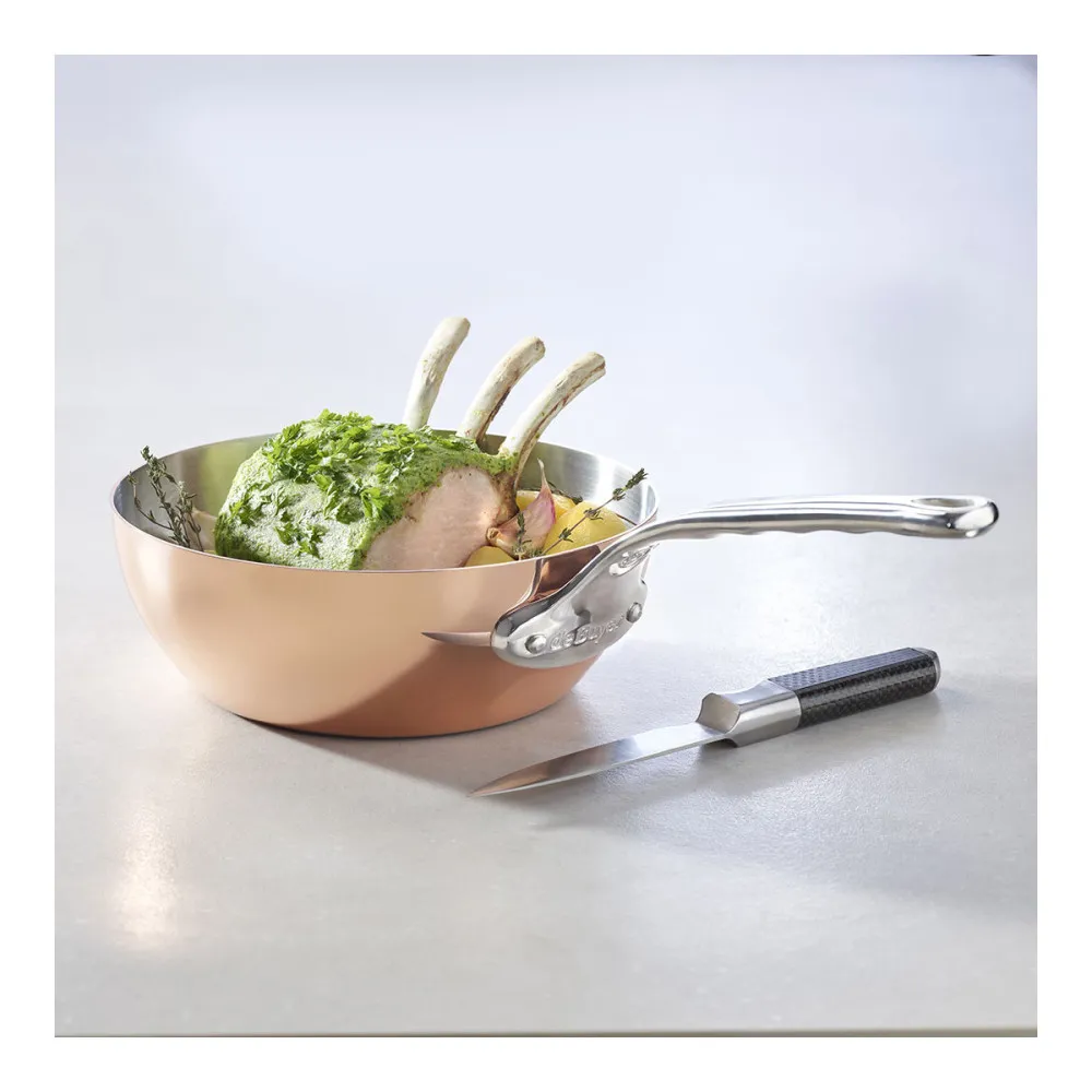 Sauteuse bombée Inocuivre De Buyer - 2 tailles