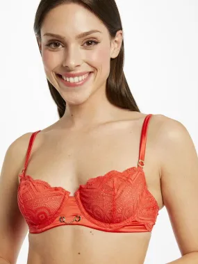 Soutien-gorge à armatures LAURA - Morgan Lingerie - Rouge