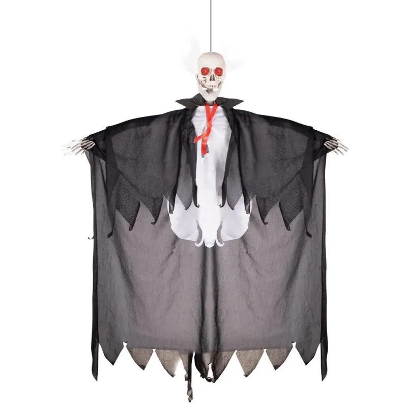 Squelette Vampire Lumineux à Suspendre Halloween