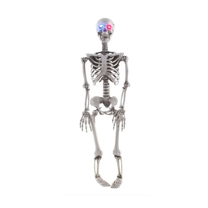 Suspension Squelette Lumineux 90 cm Accessoire de Décoration Halloween