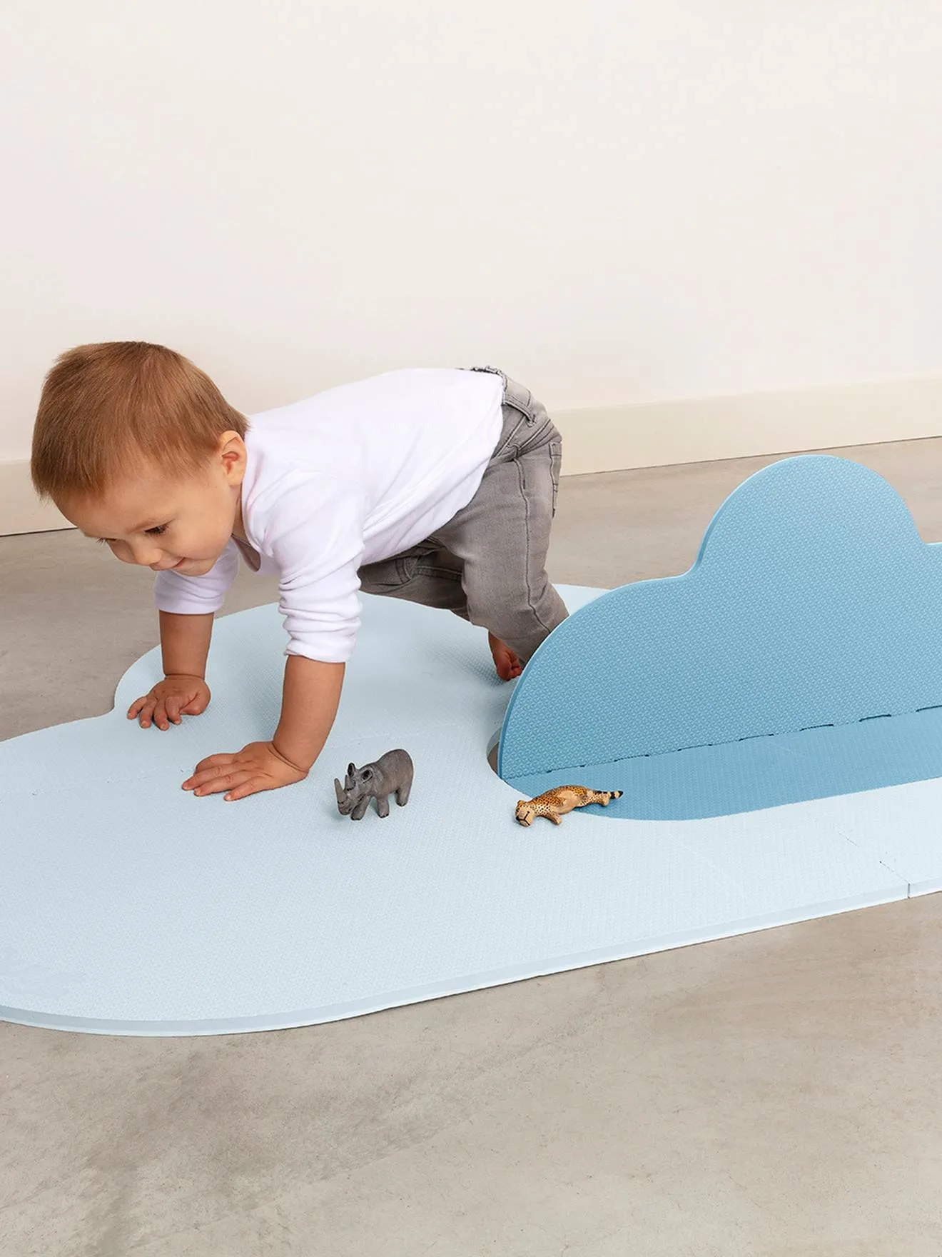 Tapis d'éveil Nuage Small - QUUT rose poudre - Quut