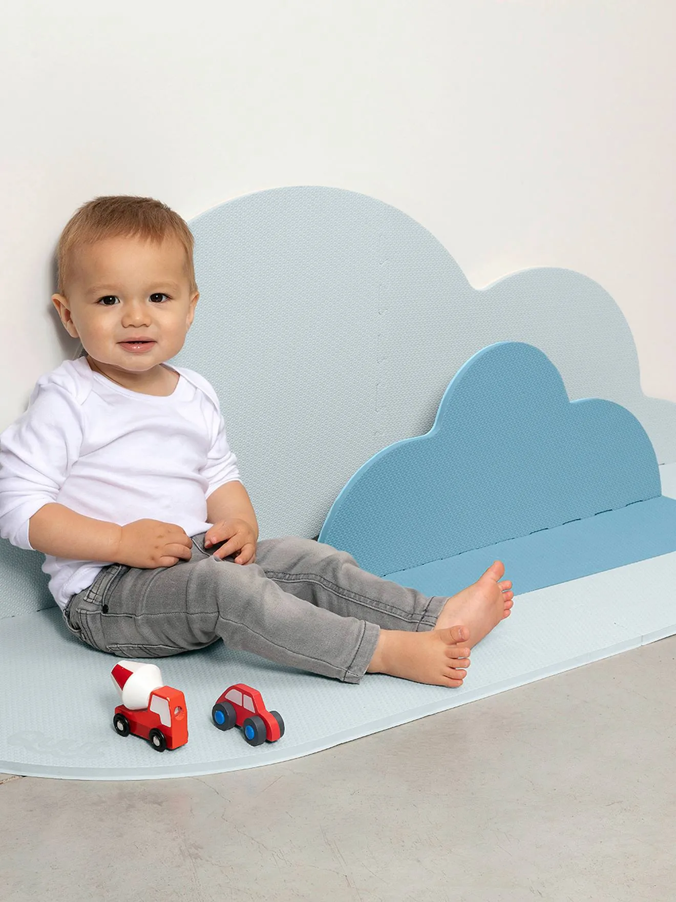 Tapis d'éveil Nuage Small - QUUT rose poudre - Quut