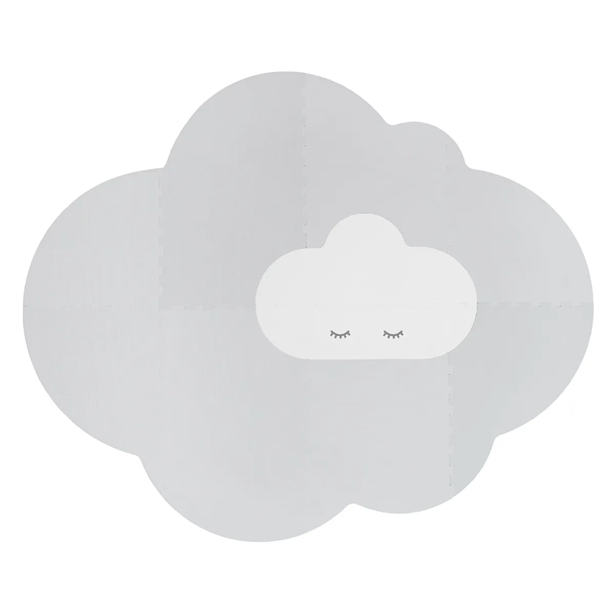 Tapis Nuage Grand Modèle - Gris Perle