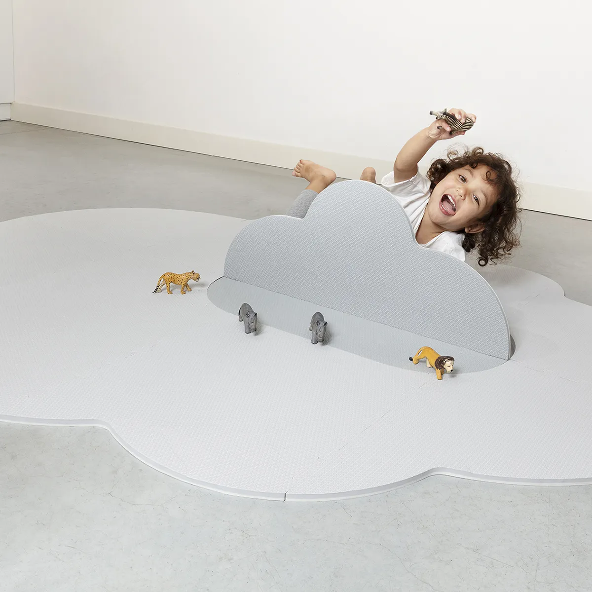 Tapis Nuage Grand Modèle - Gris Perle