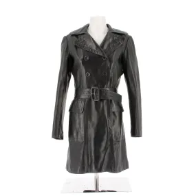 Trench en cuir