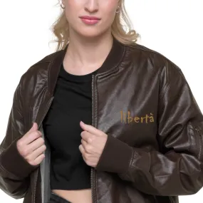 Veste Bomber en cuir Libertà