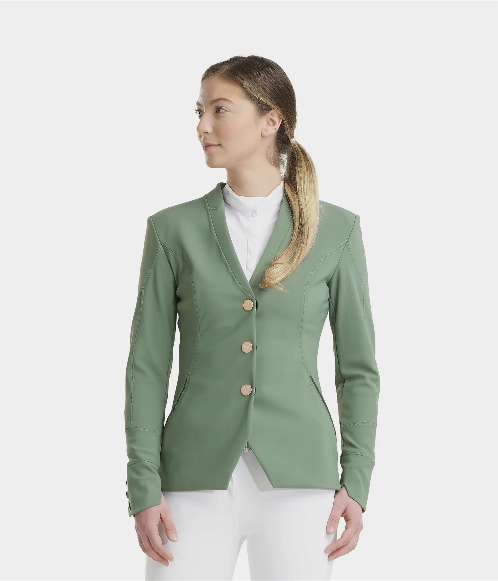Veste de concours Femme AeroTech Horse Pilot – Smooth Green