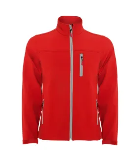 Veste softshell antartida homme rouge Roly
