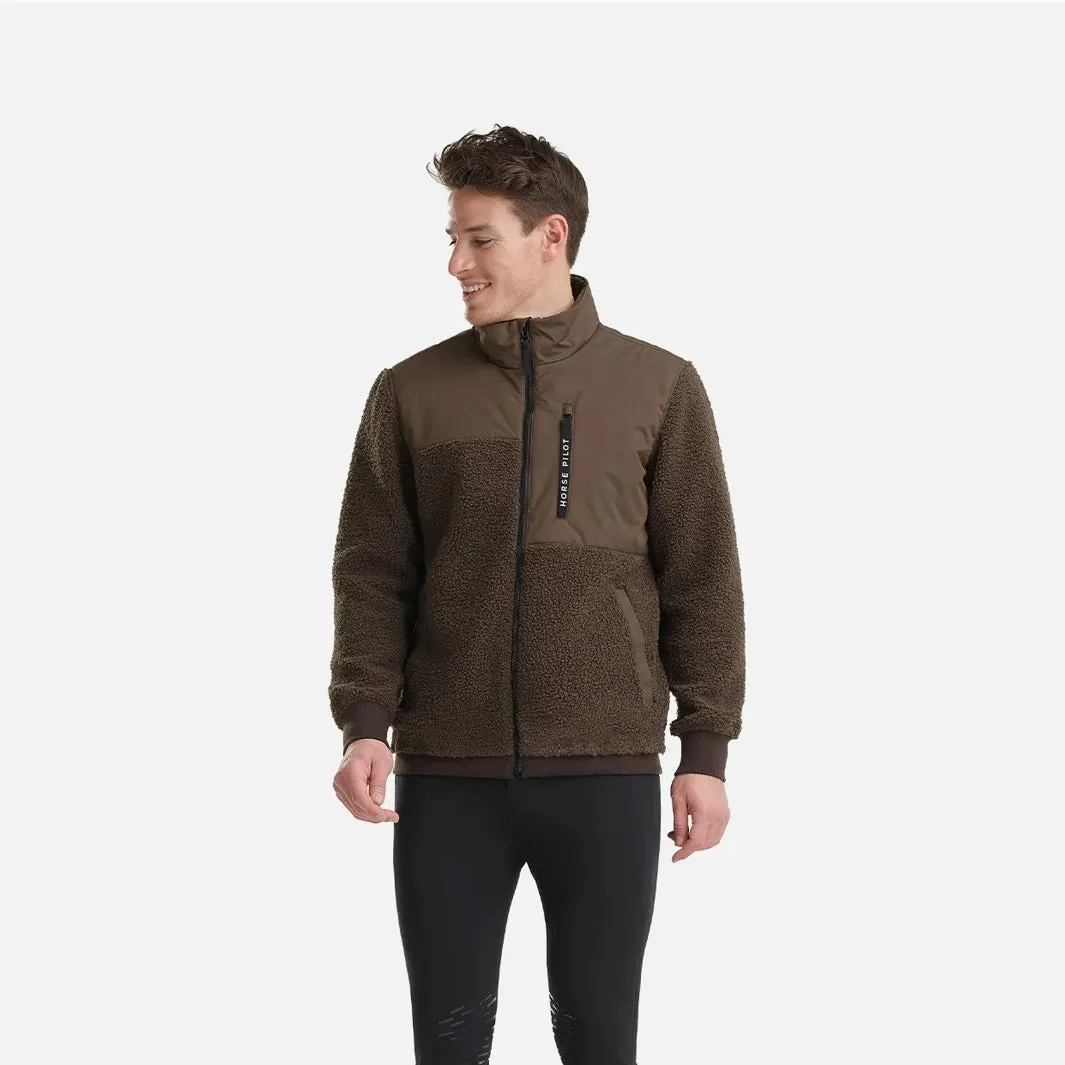 VESTE SWEAT ZIPPEE HOMME SHERPA | HORSE PILOT