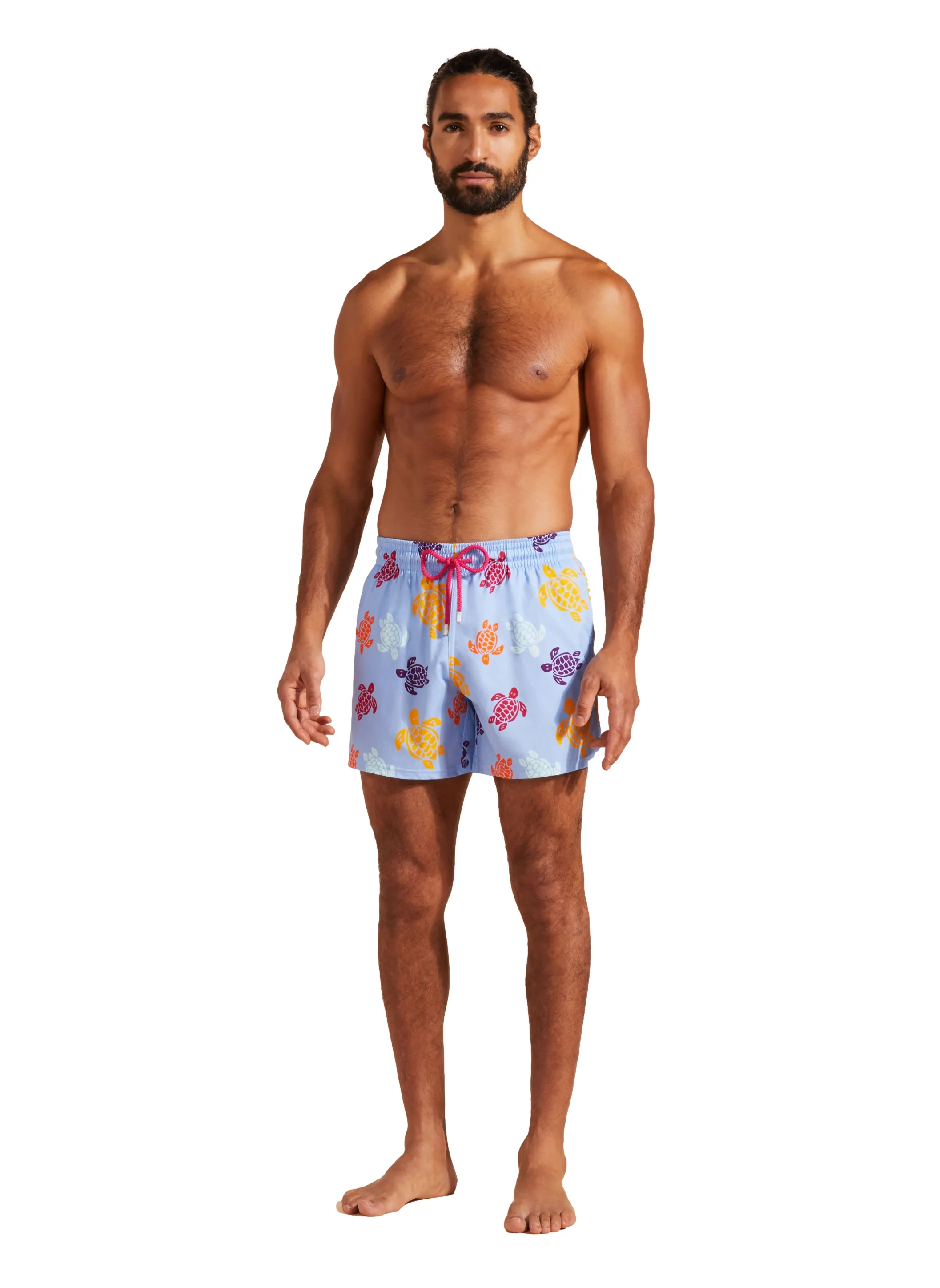 VILEBREQUIN  Maillot de bain court stretch tortue multicolores - Bleu