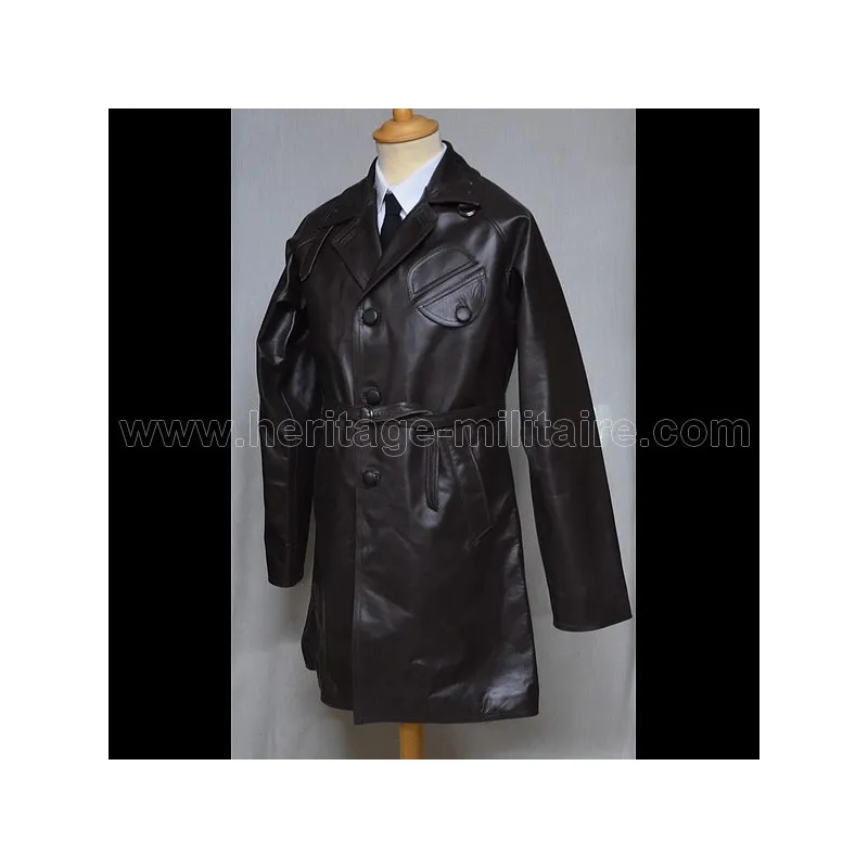 WWII French fighter pilot leather jacket