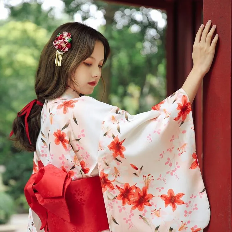 Yukata Blanc Femme