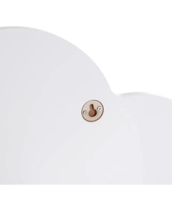 Étagère murale enfant blanc nuage 60x12x26cm